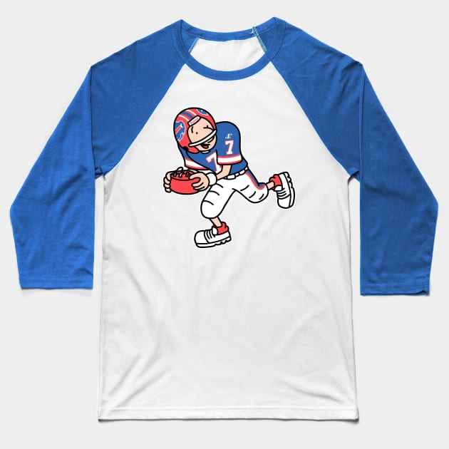Buffalo Doug Funnie Flutie Baseball T-Shirt by Carl Cordes